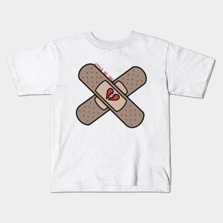 stuck on you bandaid Kids T-Shirt